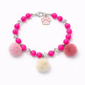 Collar Pompones en rosa - Talla XXS