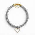 Collar Corazón en plata - Talla S