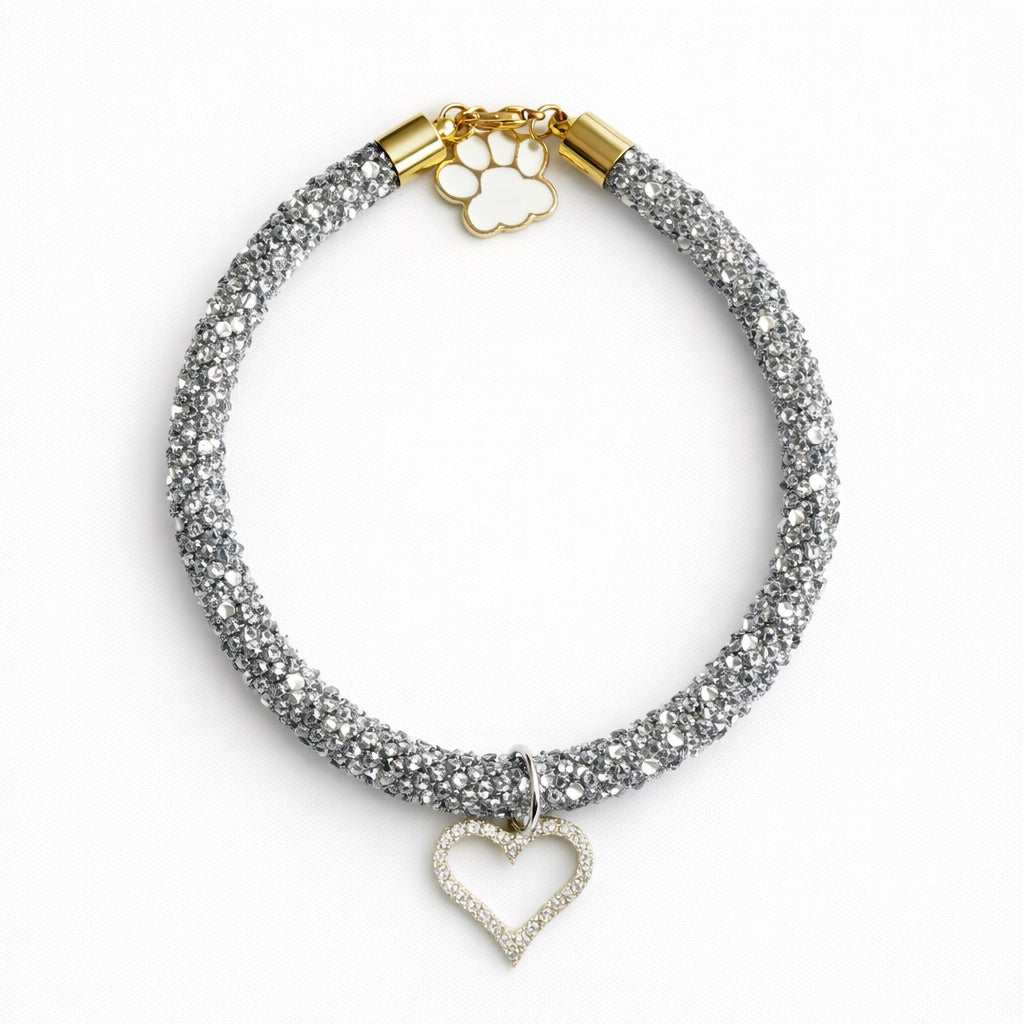 Collar Corazón en plata - Talla S