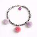 Collar Pompones en plata - Talla M