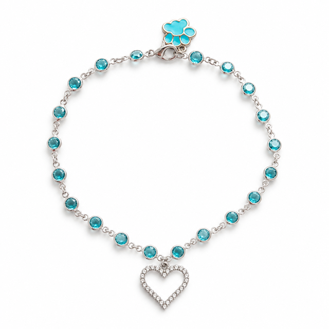 Collar destellos azules - Talla S
