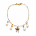 Collar Briolette lazo y perlas - Talla XS